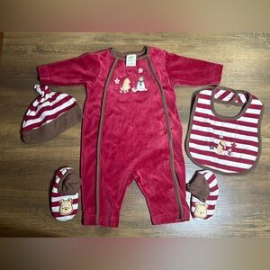 Classic Pooh Infant Holiday Outfit